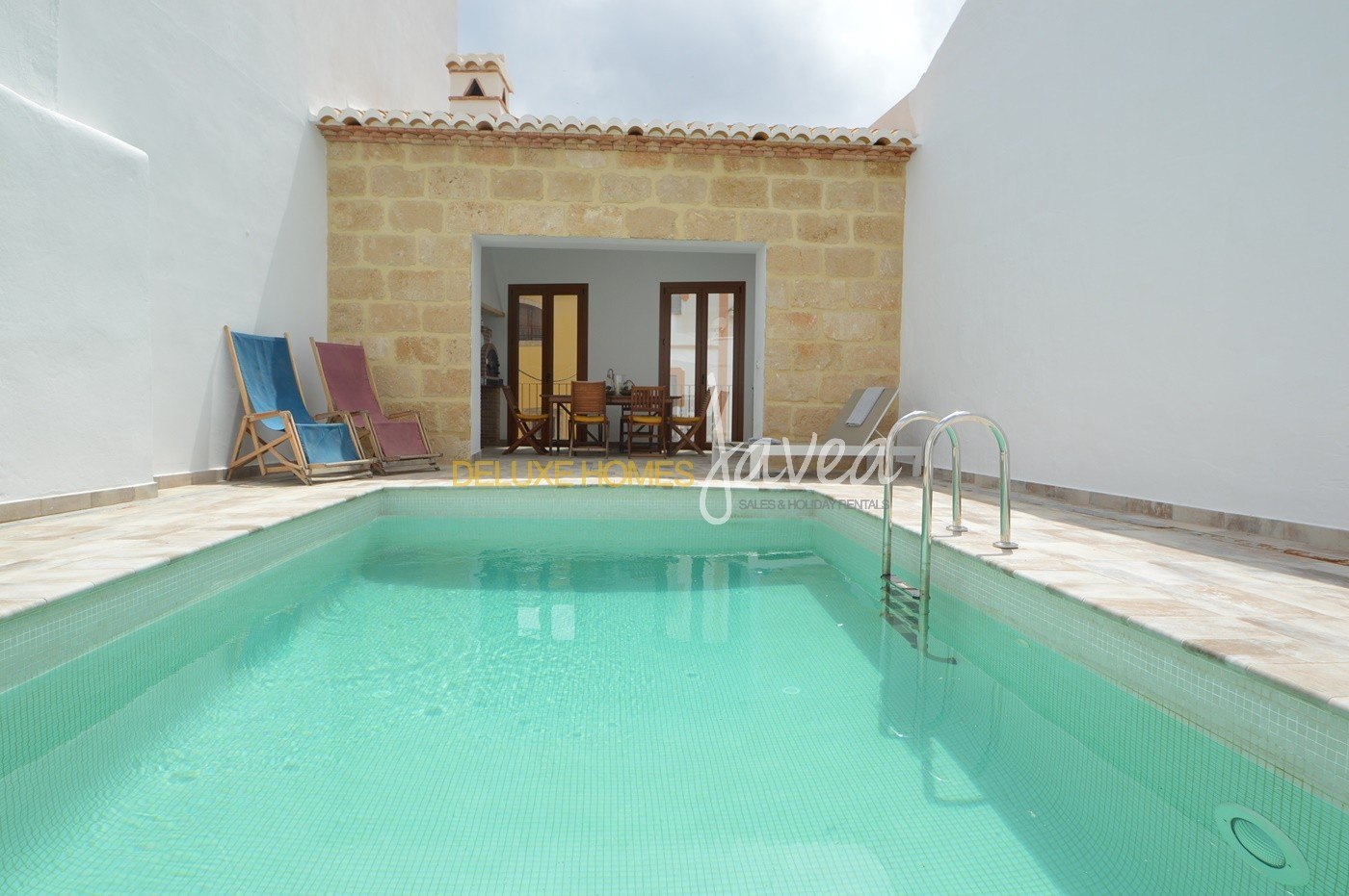 Casa Xabia – Maison de ville espagnole unique avec piscine privée (chauffée) et parking